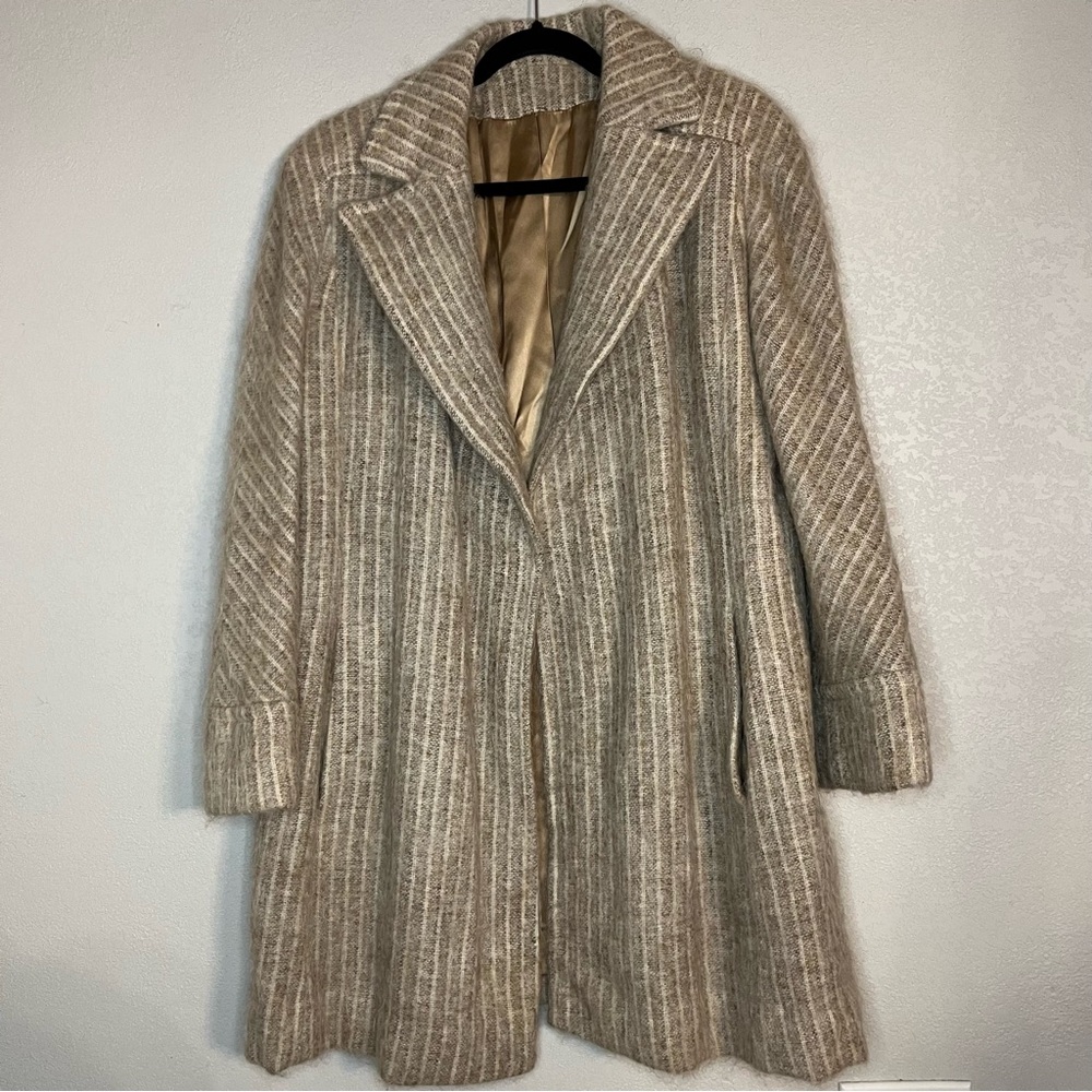 Vintage Green GM & Makofsky ILGWU Union Made Mohair coat